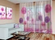 3D - Фото Тюль PHOTODECOR "3D Розовые цветы и бабочки" - изображение 1