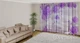 3D - Фото Тюль PHOTODECOR "Фиолетовые розы и стразы" - изображение 2