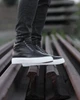 Кожаные мужские ботинки LEGESSY STANLEY PM Black and White 42р - изображение 8
