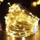 Светодиодная гирлянда нить Роса 20м, 200 LED, 220V, 8 режимов, IP44, Теплый белый - изображение 1
