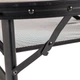 Стіл Bo-Camp Melrose Oval 120x80 cm Black/Wood look (1404220) - зображення 8