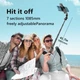 Селфи-палка штатив Selfie Stick L12D с 2 LED лампами и Bluetooth кнопкой Монопод-трипод - изображение 8