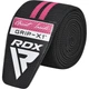 Бинти на коліна RDX GYM KNEE WRAP R11 BLACK/PINK - изображение 6