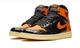 Кроссовки Air Jordan 1 Retro High Og Black/Orange 555088-028 45 - изображение 3