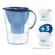 Фільтр-глечик Brita Marella 2,4 л Синій з картриджами Maxtra Pro 1 шт + Maxtra Pro Hard Water 3 шт - зображення 1