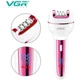 Эпилятор VGR V-732 / аккумуляторный / беспроводной / 3в1 / 5W / PINK - изображение 3