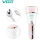 Эпилятор VGR V-733 / аккумуляторный / беспроводной / 6в1 / 5W / PINK - изображение 2