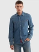 Сорочка джинсова чоловіча Big Star Derine 381 L Блакитна (5900714780456) - зображення 1