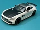 Машина Автосвит Mercedes SL-class инерционная открываются двери капот багажник 20см Черно-белая (AP-1840) - зображення 1