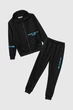 Спортивный костюм (кофта+штаны) для мальчика XHZ-0599 176 см Черно-голубой (2000990733047) - изображение 7
