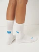 Набор женских носков высоких хлопковых Puma 93837207 35/38 3 пары White Combo (8720245567121) - изображение 2