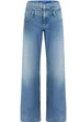 Женские эластичные джинсы Karl Lagerfeld Jeans широкие с заниженной талией голубые 30 (1019) - изображение 1
