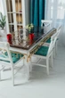 Силіконова скатертина з Кавовою бахромою 130х110 см - зображення 4