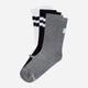 Набор мужских носков высоких Under Armour Essential 6pk Crew 1387058-101 XL 6 пар Черный/Белый/Серый (196886398222) - изображение 1