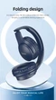 Наушники Hoco Bluetooth 200mAh BT5.3 TF AUX Blue (W40_Blue) - изображение 5