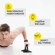 Упори для віджимань Cornix Push-up XR-0168 Black/Orange - зображення 7