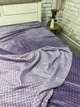 Плед м'який пухнастий на диван 240х215 см Фіолетовий (П4К-mur-flis-pled-006-04) - зображення 6