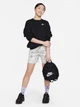Подростковый теплый свитшот Nike G Nsw Club Flc Ovrszd Crew Lbr FD2923-010 147-158 см Black/White (0196607235232) - изображение 8