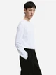 Лонгслив мужской H&M 1029317_бел M Белый (KZ2000001530832) - изображение 2