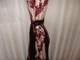 Комплект штор Firanka Damask 2шт 100х270см Бордовий з бежевим (14ш) - зображення 3