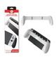 Накладка з ручками + кишені для 6 картриджів JYS-NS217 (White) для Nintendo Switch OLED [447688847] - зображення 1