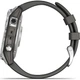 Сталевий годинник Garmin Fenix 7 (010-02540-01) сріблястий з чорним силіконовим ремінцем - зображення 6
