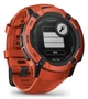 Смарт-часы с солнечной батареей и встроенным фонарем Garmin Instinct 2X Solar (010-02805-01) светло-красные с силиконовым ремешком - изображение 3