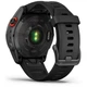 Стальные часы с солнечной батареей Garmin Fenix 7S Solar (010-02539-13) темно-серые с силиконовым ремешком - изображение 4
