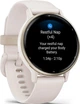 Смарт-часы с алюминиевым безелем Garmin Vivoactive 5 (010-02862-11) бело-золотистые с силиконовым ремешком - изображение 3
