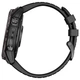 Титановые часы с подзарядкой от солнца и встроенным фонарем Garmin Fenix 7Х Pro Sapphire Solar DLC Edition (010-02778-11) темно-серые с силиконовым ремешком - изображение 4