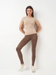 Леггинсы женские Giulia Leggings Shape_Deep taupe_2 S/M Коричневые (4823116921924) - изображение 3