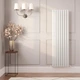 Дизайнерский радиатор отопления IDEALE ADELE 11 8/1500/472 вертикальный универсальный белый матовый - изображение 5