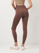 Спортивные леггинсы для фитнеса высокие женские Giulia Leggings Sport Shape S-M Коричневые (4823116923799) - изображение 2