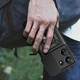 Протиударний чохол Armor Ring + захиcт камери для Xiaomi Redmi 13C та Poco C65 Simon case чорний - зображення 2
