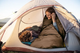 Спальний мішок кокон з капюшоном Naturehike U150 NH20MSD07, (11°C), лівий, зелений - зображення 4
