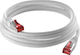 Patchcord Goobay Cat 6 S/FTP 15 m Biały (4040849935046) - obraz 1