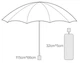 Парасолька 90 Points All Purpose Umbrella 5052BK Grey - зображення 5