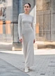 Платье Стаф Женское Серое Удлиненное Платье Staff Lynix Light Gray Beige M (300738) - изображение 1