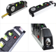 Универсальный лазерный уровень Fixit Laser Level PRO 3 нивелир жидкостный со встроенной рулеткой и линейкой 4 в 1 - изображение 4