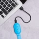 Закладка для книг USB ліхтарик Flexilight Rechargeable - Синій стиль - зображення 7