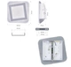 Настінний світлодіодний світильник бра Esllse PLAZA 30W S-290х45-DOUBLE-ON/OF-WHITE/CLEAR-220V-IP40 - зображення 5