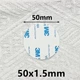 Двухсторонний скотч липучки 3М VHB Strong Black Круг Ø50 мм (3 шт) (A-68097) - изображение 5