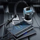 Автомобильный FM-трансмиттер Inspire C34 MP3 с LED подсветкой 25W 12-24V Черный - изображение 6