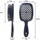 Гребінець-щітка SUPERBRUSH AVADONA для розплутування волосся, чорна - зображення 2