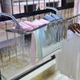 Раскладная сушилка для белья на балкон окно Folding Clothes Hanger 3269В Двойная сушка для одежды на батарею - изображение 2