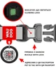 Нашийник для собак WAUDOG Waterproof з QR паспортом, водостійкий, пластикова пряжка-фастекс із замком 34-49 см 25 мм Салатовий (27725) - зображення 5