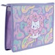 Папка на молнии Kite Rainbow Catcorn "Котик" A4+ 34х25 см с текстильным расширением 6 см фиолетовая (K24-428-1) - изображение 2