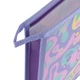 Папка на молнии Kite Rainbow Catcorn "Котик" A4+ 34х25 см с текстильным расширением 6 см фиолетовая (K24-428-1) - изображение 4
