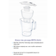 Фильтр для питьевой воды Brita Aluna 2,4 л Белый с картриджами Maxtra Pro 1 шт + Maxtra Pro Hard Water 1 шт - изображение 3
