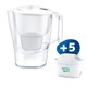 Фільтр для питної води Brita Aluna 2,4 л Білий + 5 картриджів Maxtra Pro - зображення 1